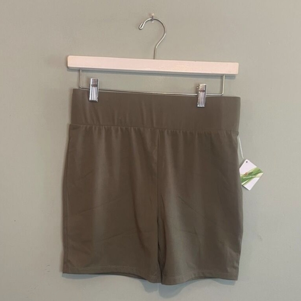 NWT CP Circular Path Womens High Waist Athletic Compression Shorts, Medium